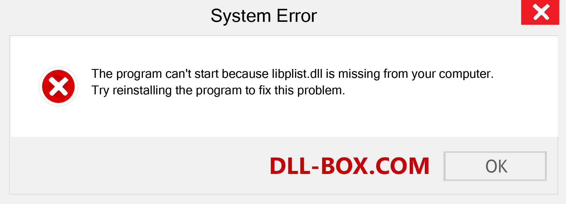  libplist.dll file is missing?. Download for Windows 7, 8, 10 - Fix  libplist dll Missing Error on Windows, photos, images