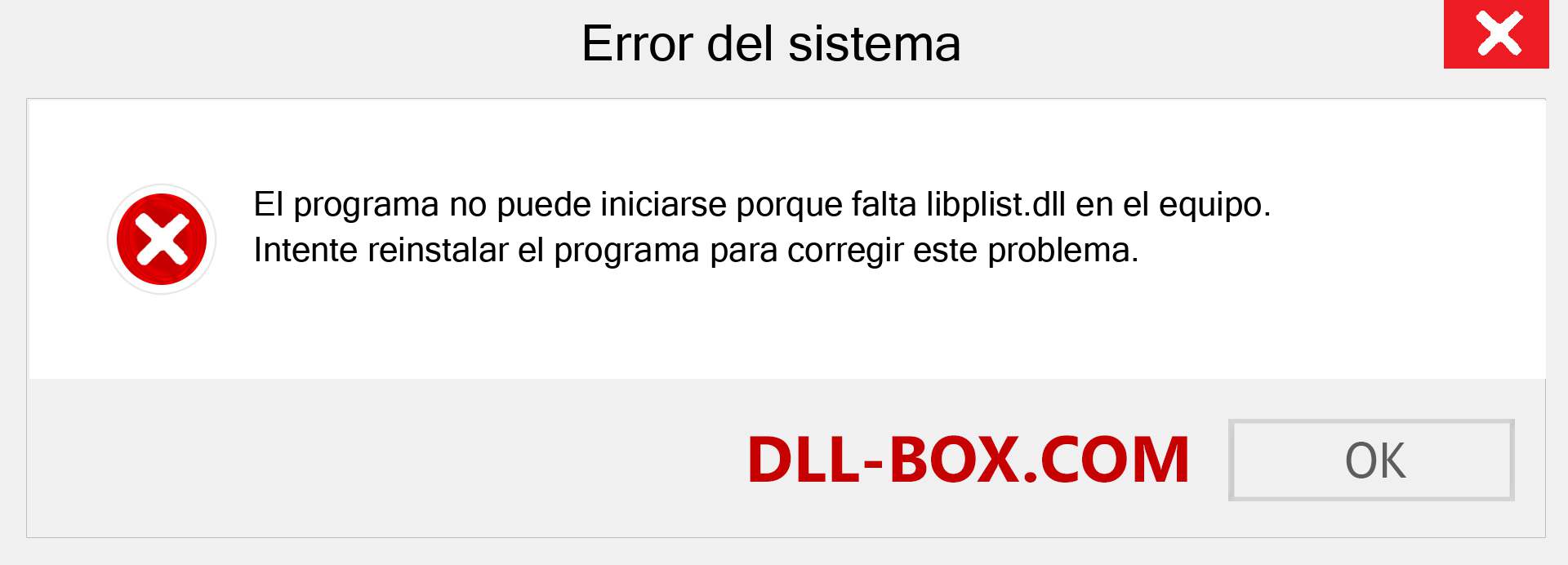 ¿Falta el archivo libplist.dll ?. Descargar para Windows 7, 8, 10 - Corregir libplist dll Missing Error en Windows, fotos, imágenes